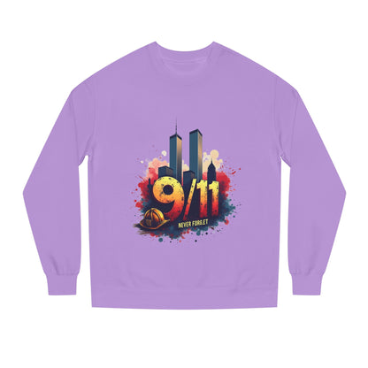 9/11 Tribute Sweatshirt - Never Forget Twin Towers Memorial Crewneck