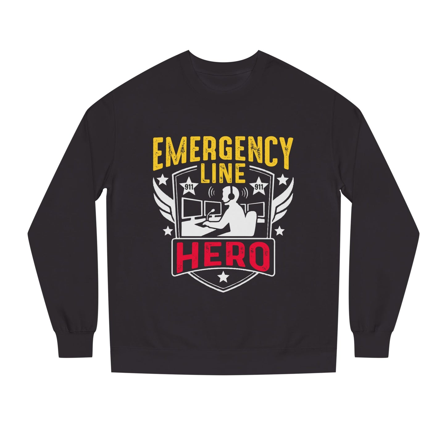 Emergency Line Hero Sweatshirt — 911 Dispatcher Tribute Crewneck