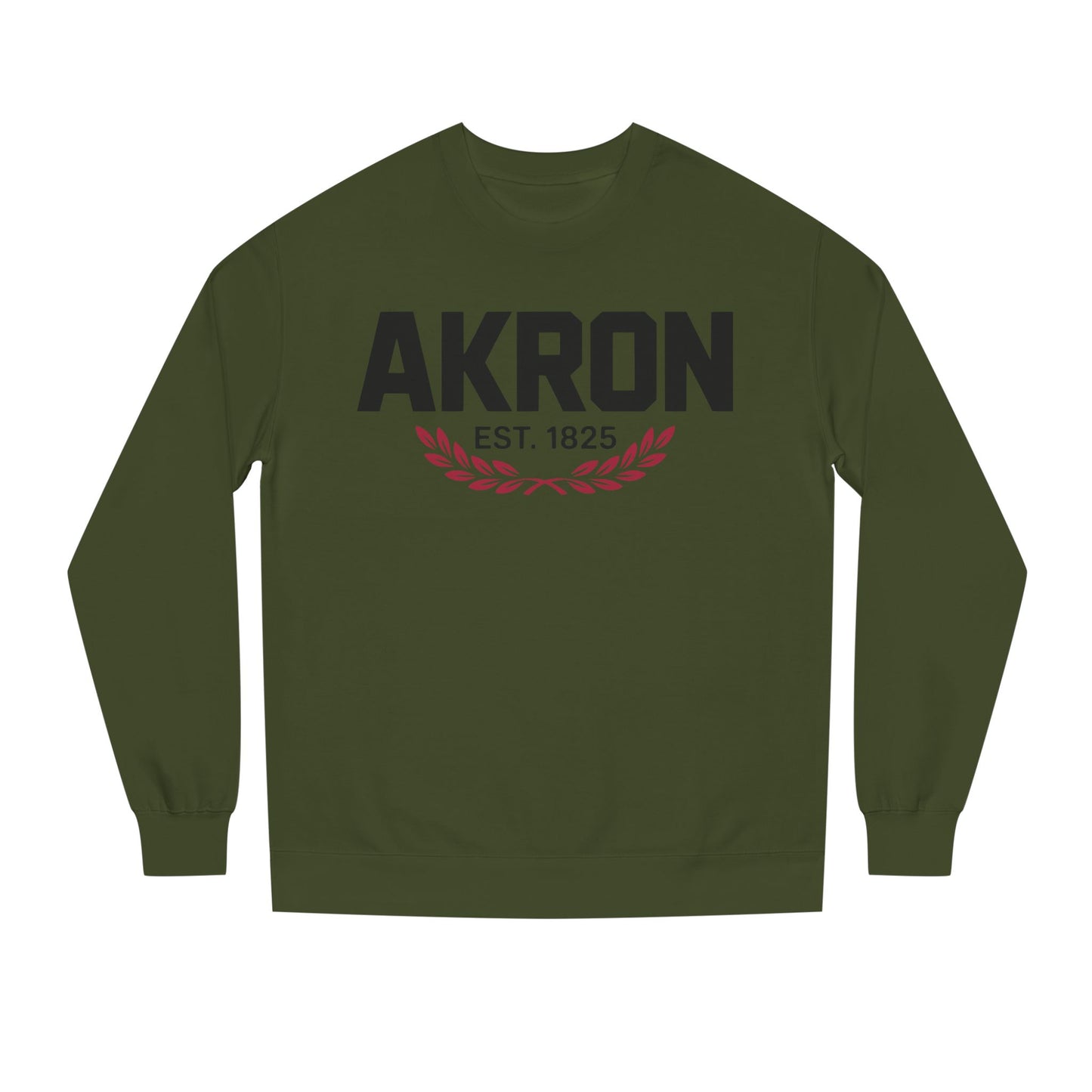 Akron Est. 1825 Crewneck Sweatshirt — Vintage City Pride Pullover