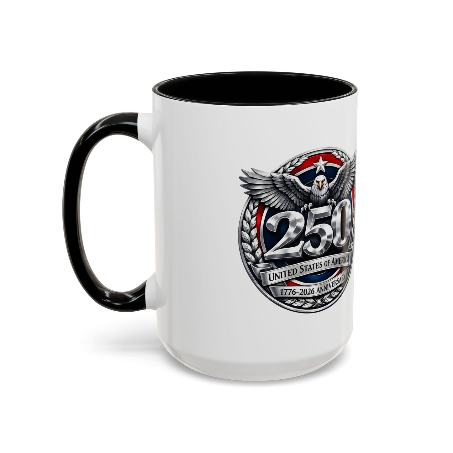 250th USA Bicentennial Eagle Coffee Mug — 1776–2026 Anniversary Accent Mug