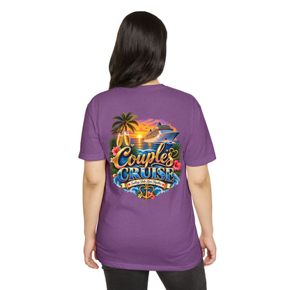 Couples Cruise T-Shirt — Tropical Cruise Vacation Graphic Tee