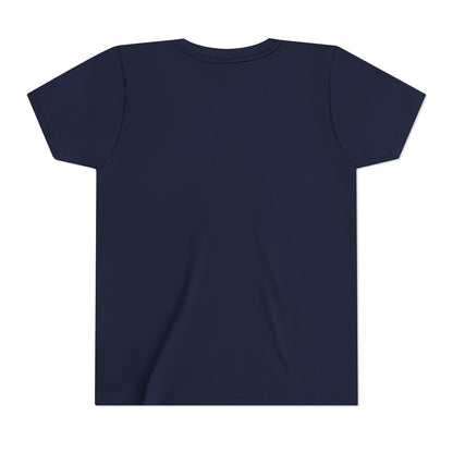 Youth Tee — "God Bless America" Patriotic Bow T-Shirt (4th of July, Memorial Day)