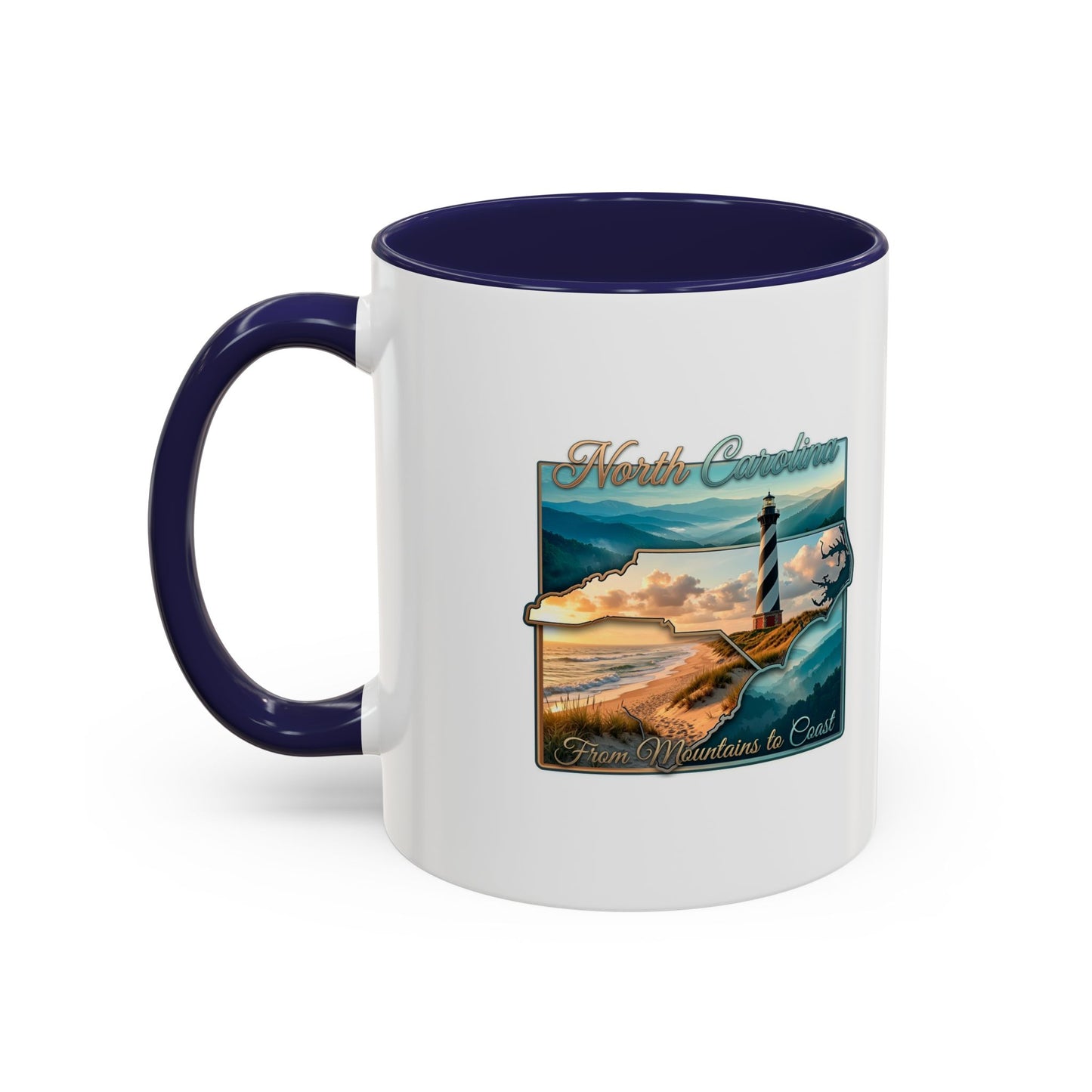 Coastal Lighthouse Coffee Mug – From Mountains to Coast Accent Mug
