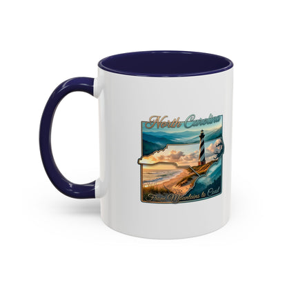 Coastal Lighthouse Coffee Mug – From Mountains to Coast Accent Mug