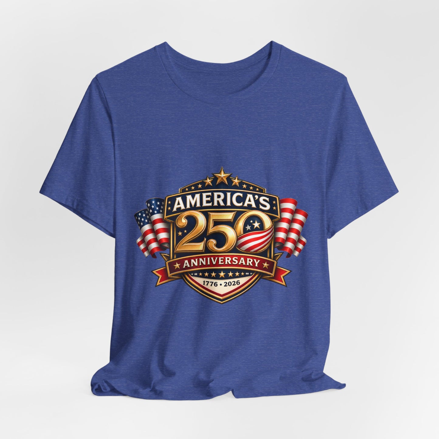 America's 250th Anniversary T-Shirt – 1776–2026 Patriotic USA Flag Tee