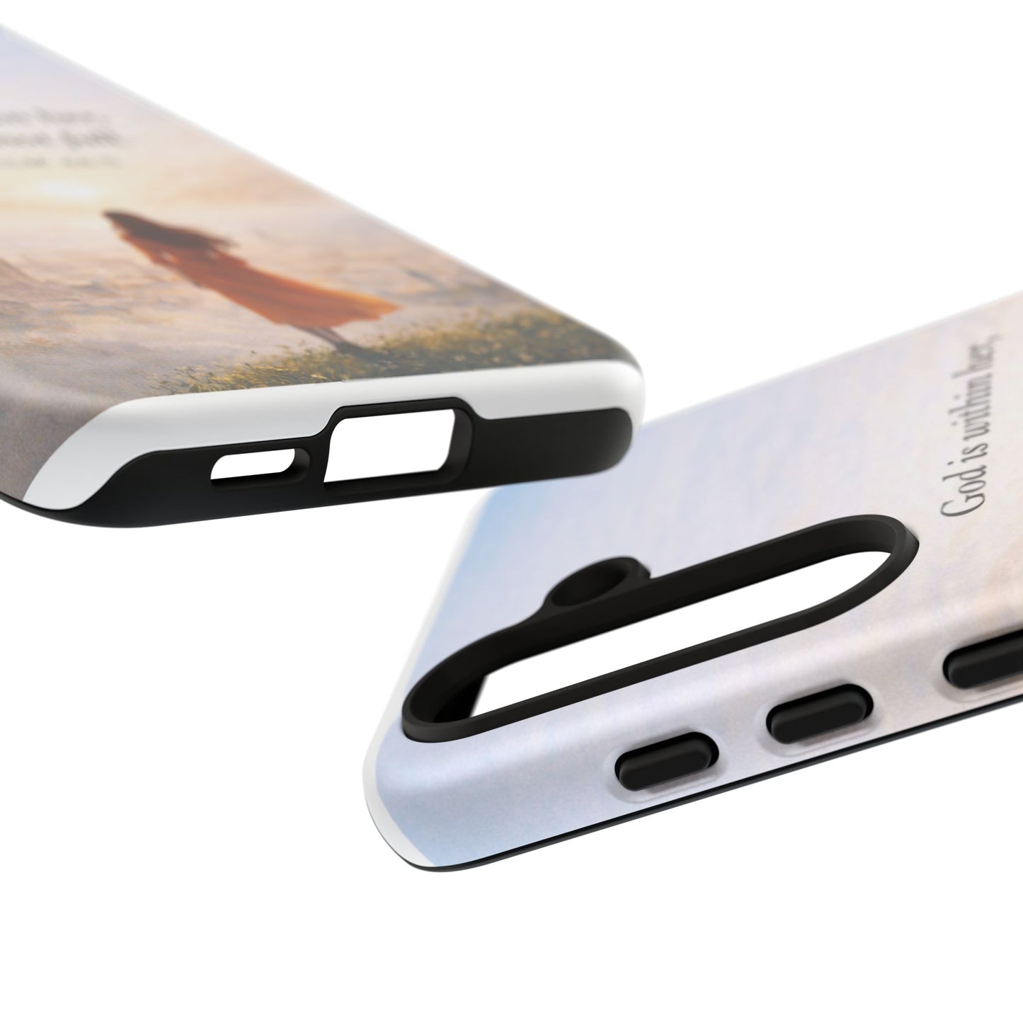 Inspirational Psalm 46:5 Phone Case — 'God is within her, she will not fall' Christian Phone Cover