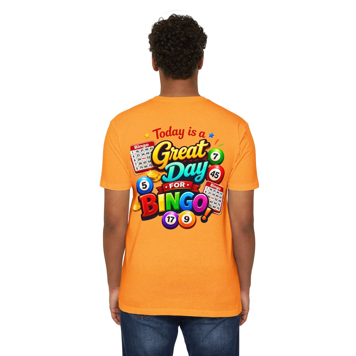 Bingo T-Shirt — "Today Is a Great Day for Bingo" Retro Game Night Tee