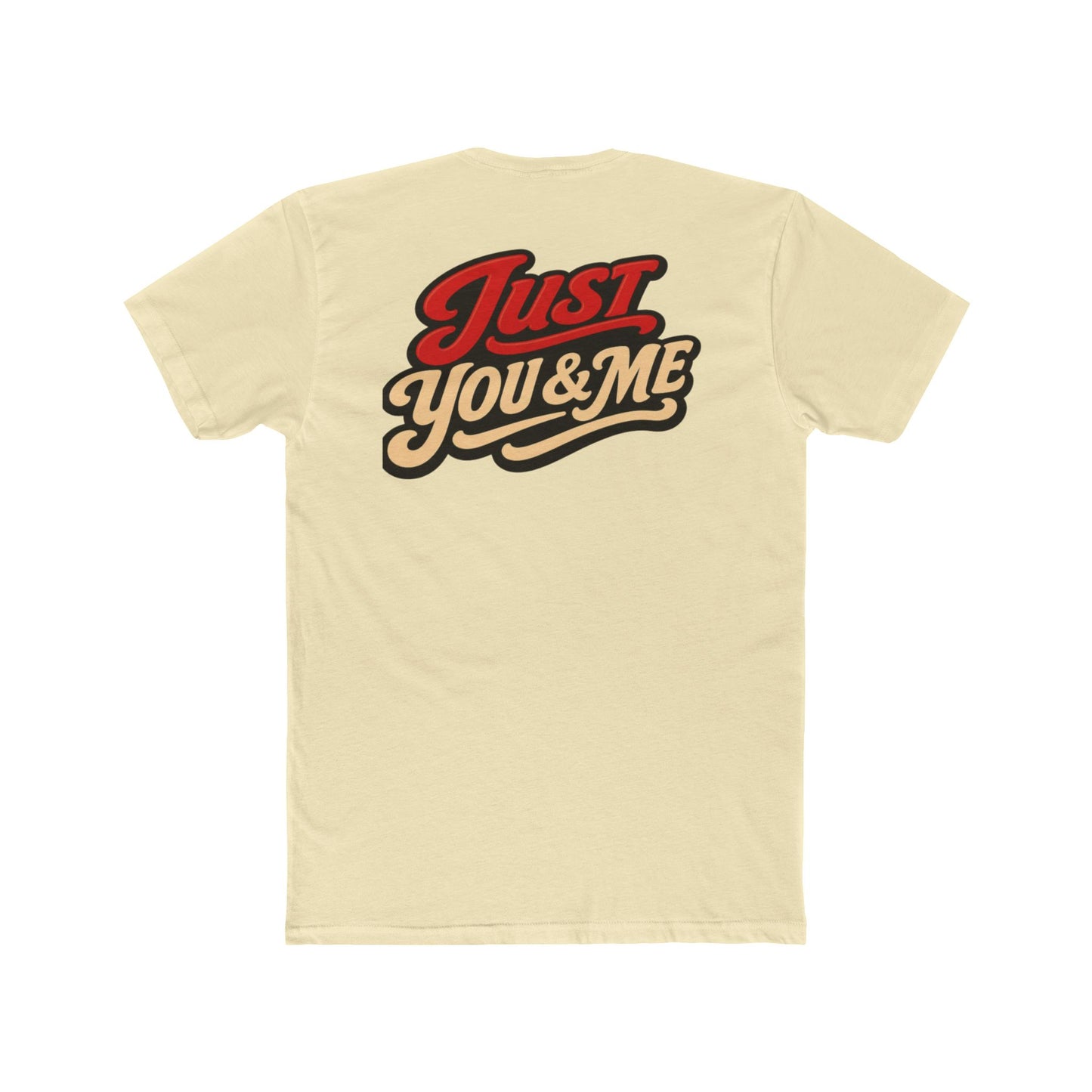 Just You & Me Graphic Tee — Retro Couples Love Shirt