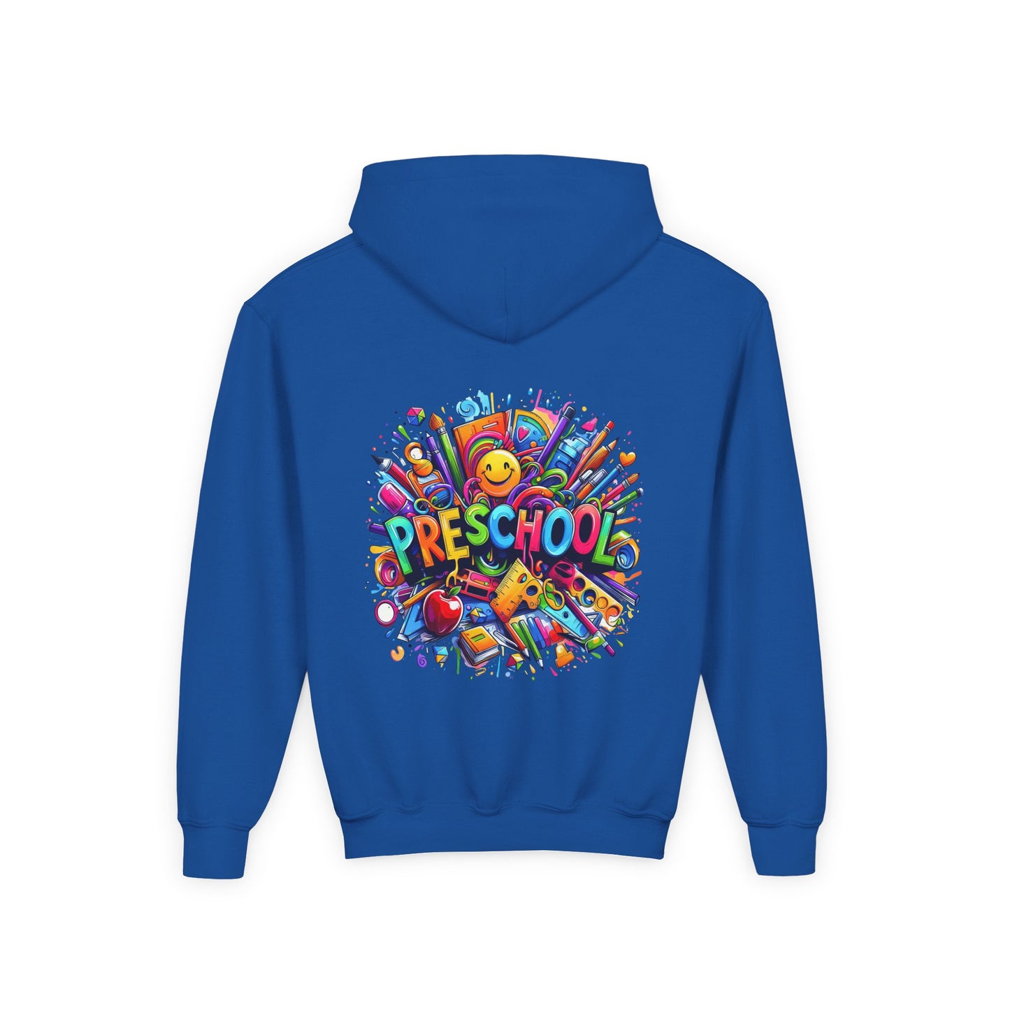 Preschool Kids Hoodie — Colorful Back-to-School Preschool Design
