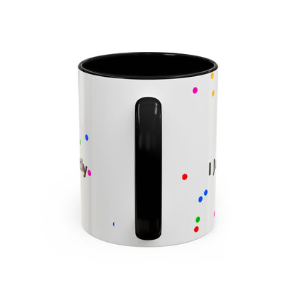 ADHD Coffee Mug — "I Have ADHD, I Hyperfocus Differently" Accent Ceramic Mug