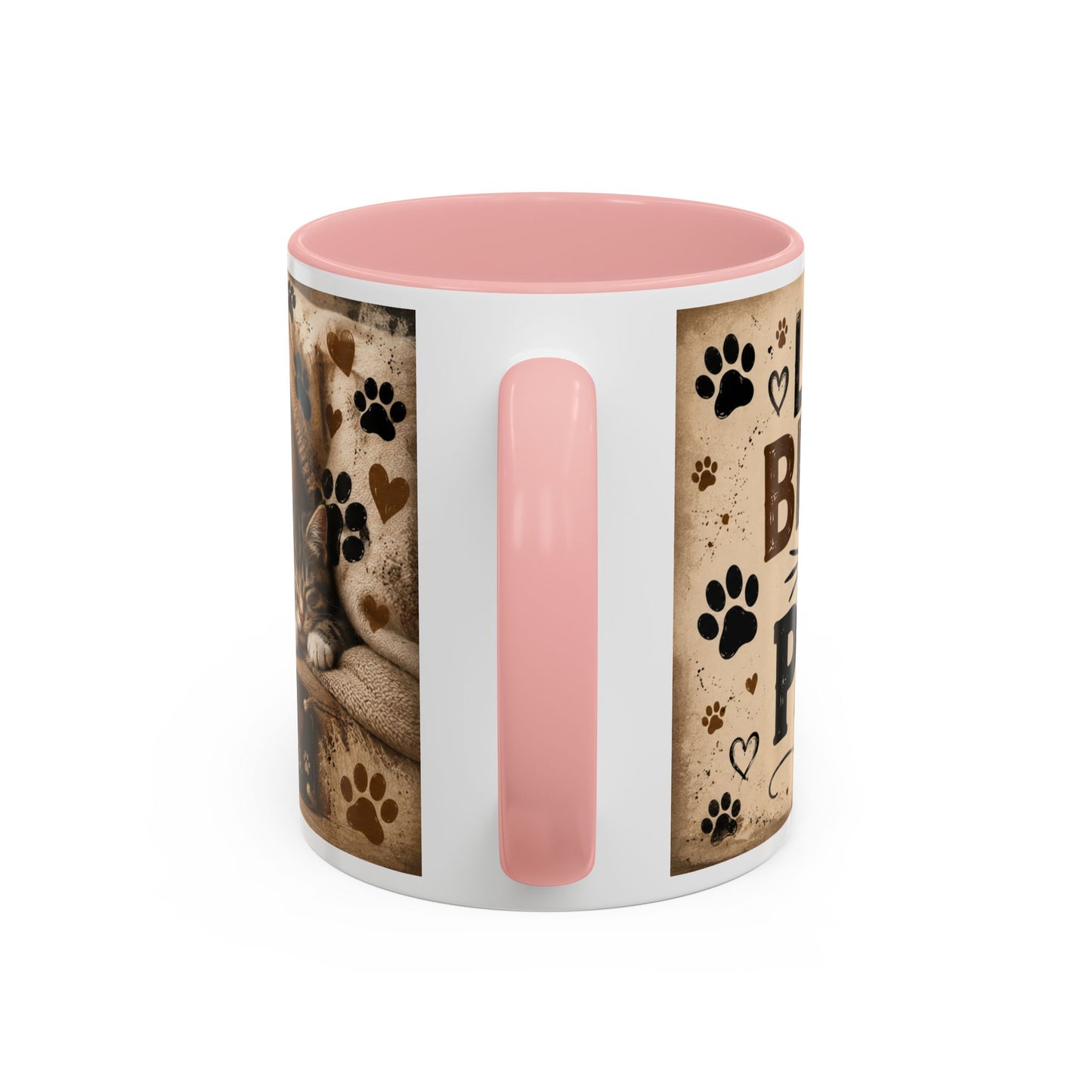 Dog & Cat Coffee Mug - "Less People, More Dogs & Cats" Accent Ceramic Mug