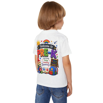 Welcome to Pre-K Toddler T-Shirt — Colorful Back-to-School Preschool Shirt