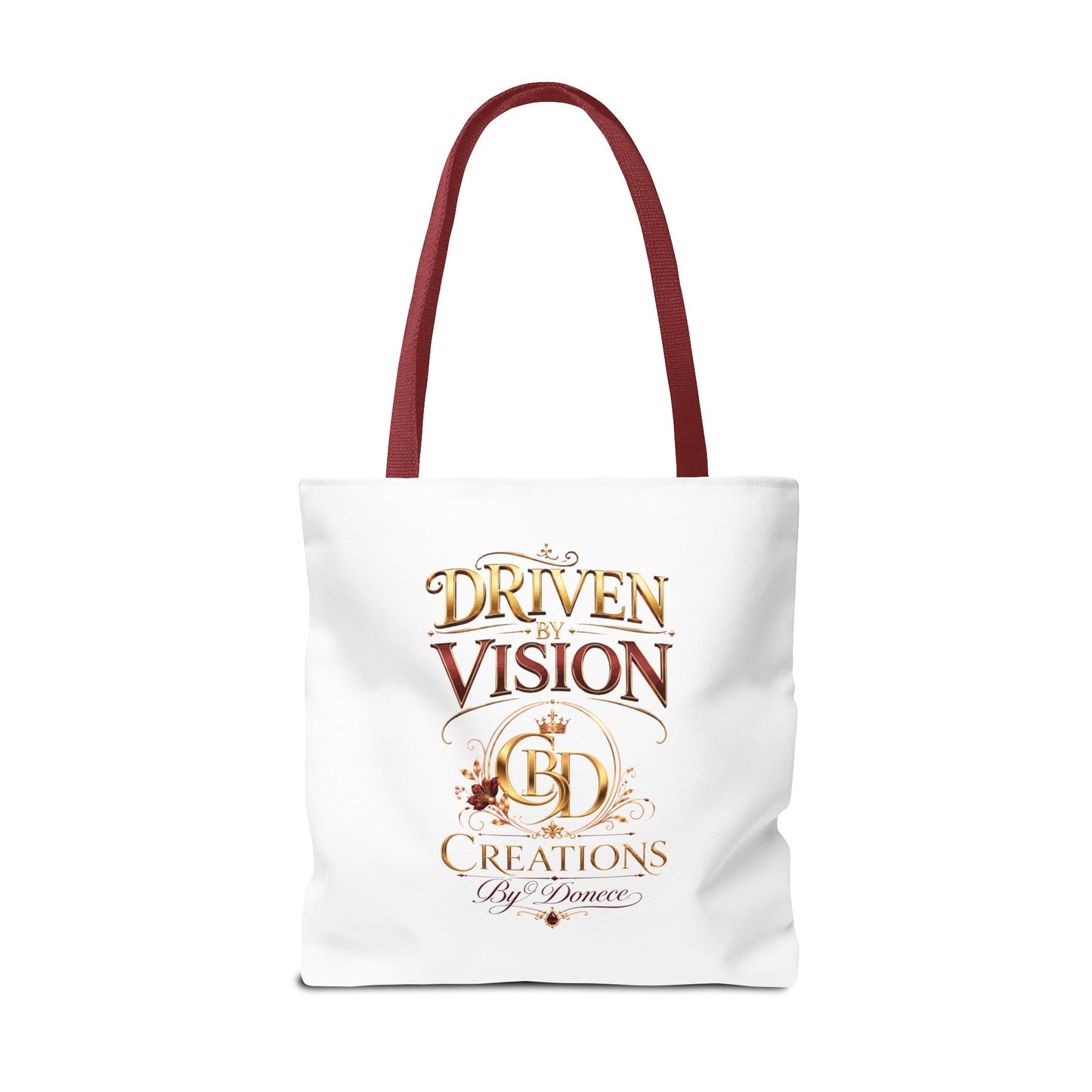 Driven by Vision Tote Bag — Branded BD Creations All-Over Print Tote