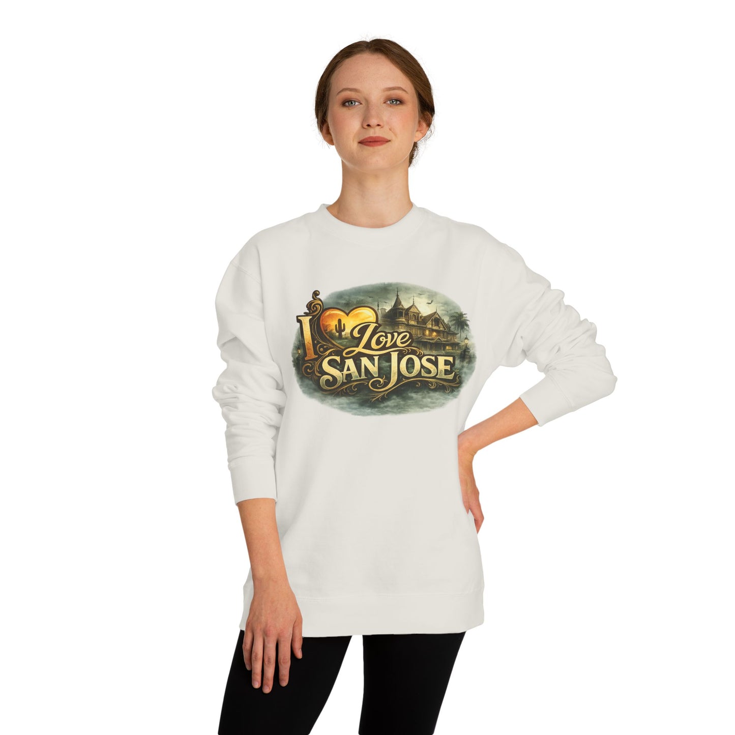 I Love San Jose Crewneck Sweatshirt