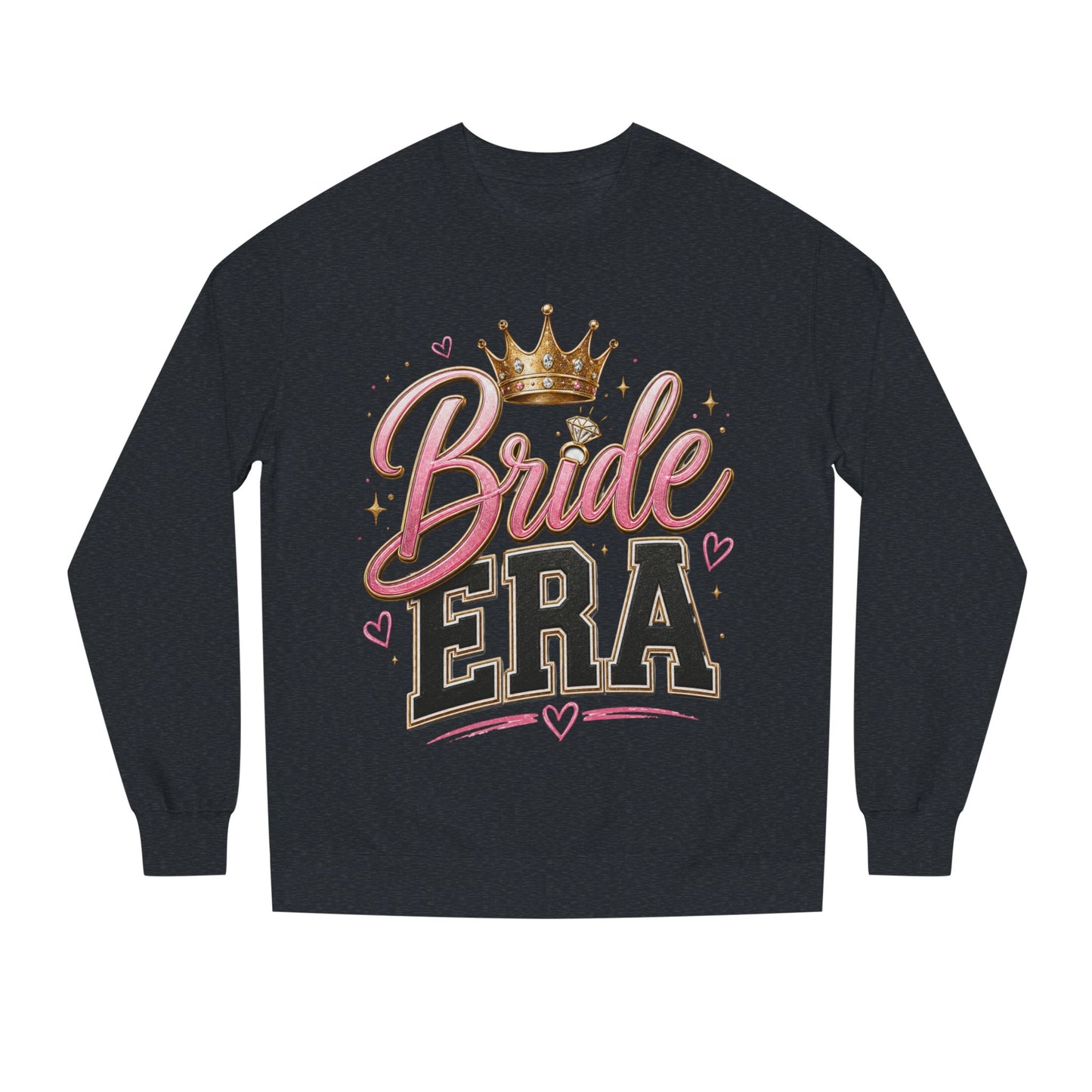 Bride Era Sweatshirt — Bachelorette Crewneck with Crown Graphic