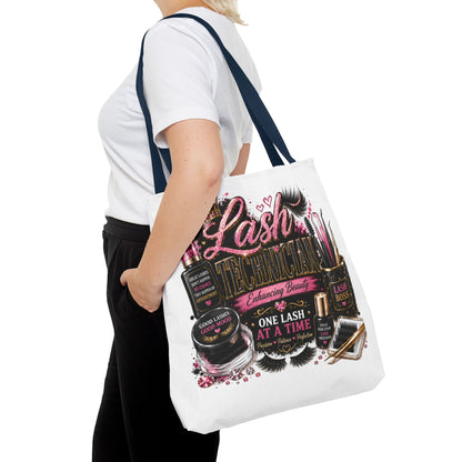 Lash Technician Tote Bag – 'One Lash at a Time' Beauty Cosmetics Canvas Tote