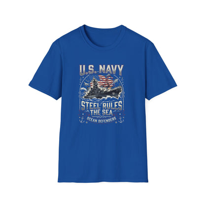 U.S. Navy Steel Rules the Sea T-Shirt