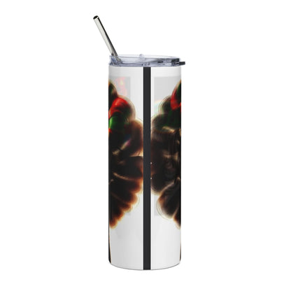 I Am Black History 20oz Stainless Tumbler — Afrocentric Empowerment Travel Cup