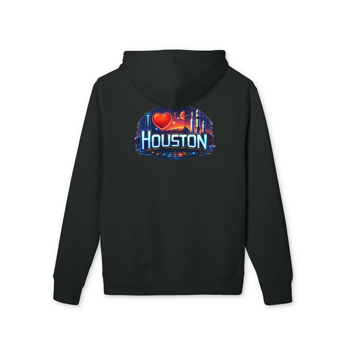 Houston Skyline Hoodie — I  Houston Graphic Pullover