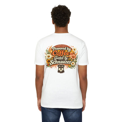 Powered by Coffee Guided by Schnauzer T-Shirt