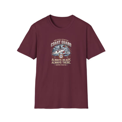 Coast Guard Rescue Always Ready, Always There T-shirt