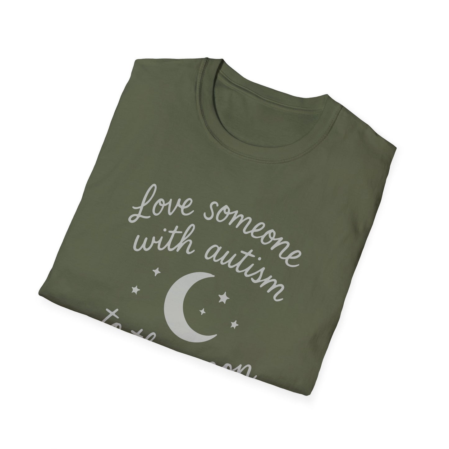 "Love Someone with Autism to the Moon and Back" T-Shirt