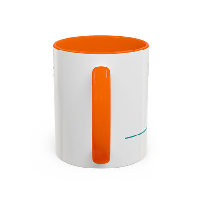 Diabetes Won't Define Me Accent Coffee Mug — "I Walk by Faith" Inspirational Tea Cup