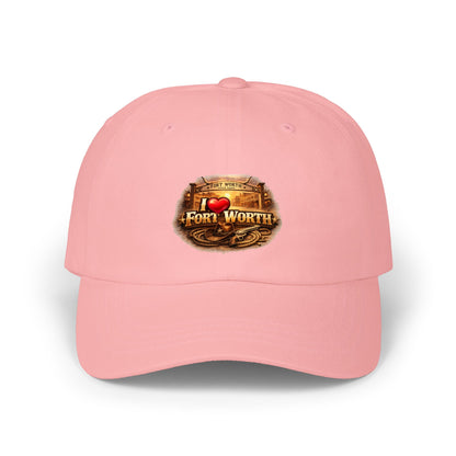 Fort Worth Western Dad Cap — I  Fort Worth Embroidered Baseball Hat