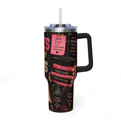Books Before Boys 40oz Vacuum Tumbler – Reading Lover Travel Mug