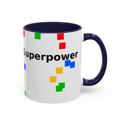 Coffee Mug — Teacher Is My Superpower Accent Ceramic Mug