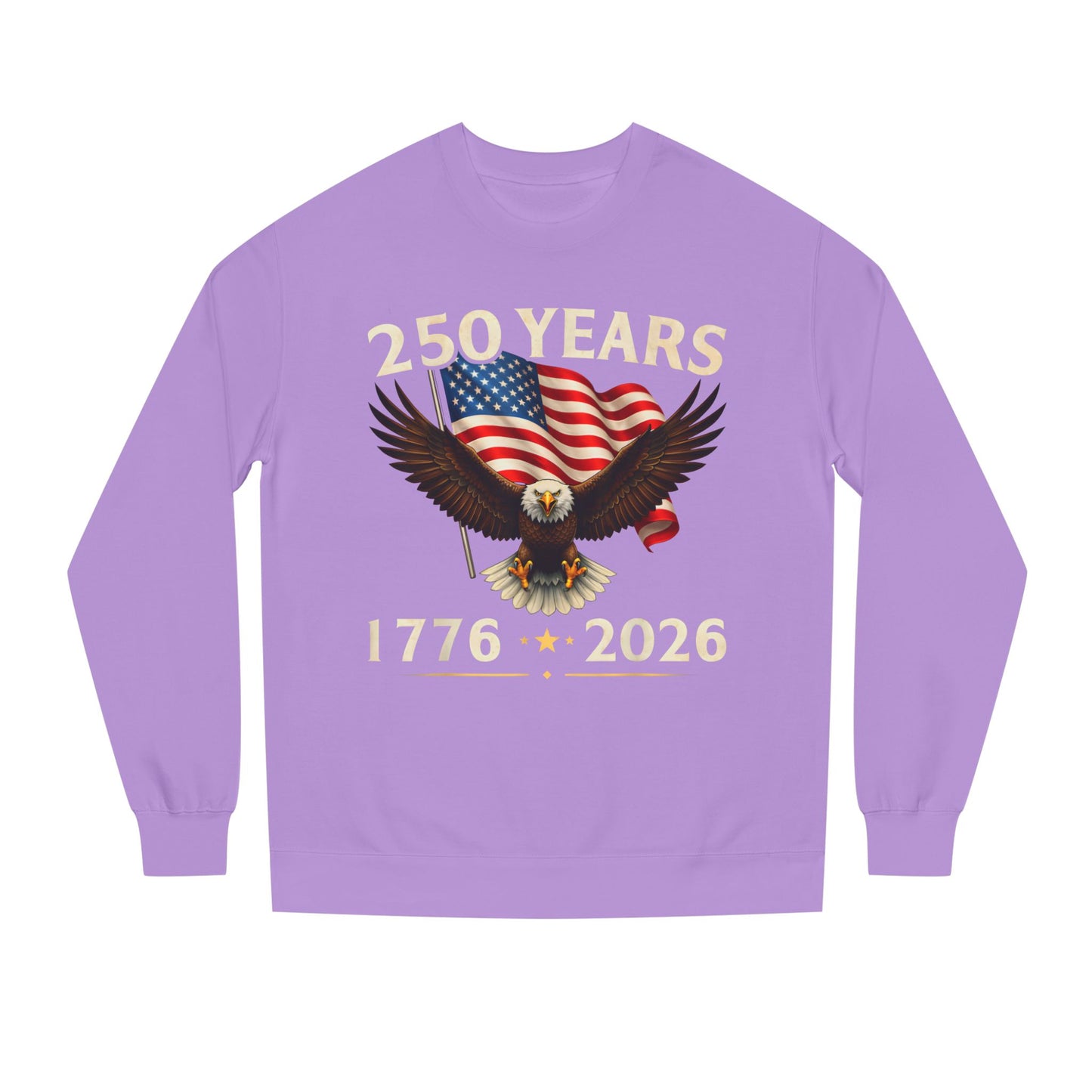 250 Years 1776–2026 Eagle Flag Crewneck Sweatshirt