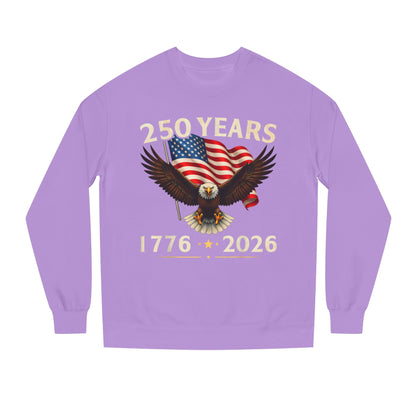 250 Years 1776–2026 Eagle Flag Crewneck Sweatshirt