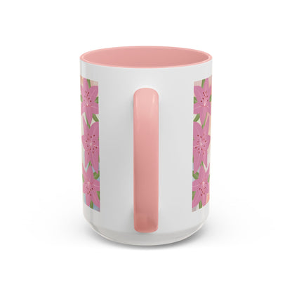 Mom Acronym Coffee Mug — "MOM: Magical • One-of-a-Kind • Motivator" Floral Accent