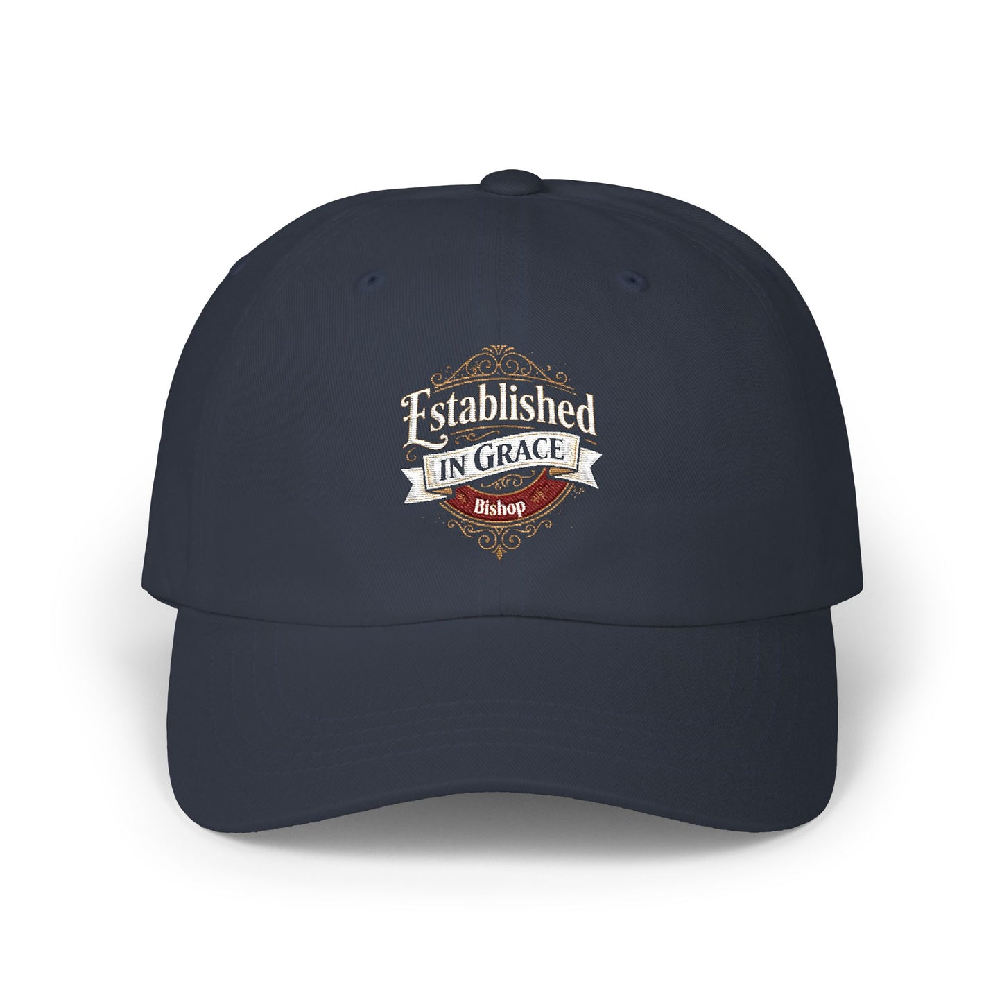 Established in Grace Dad Cap — Vintage Faith Baseball Hat