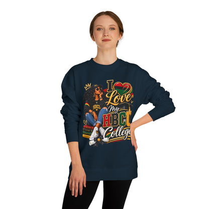 I Love My HBCU College Crewneck Sweatshirt