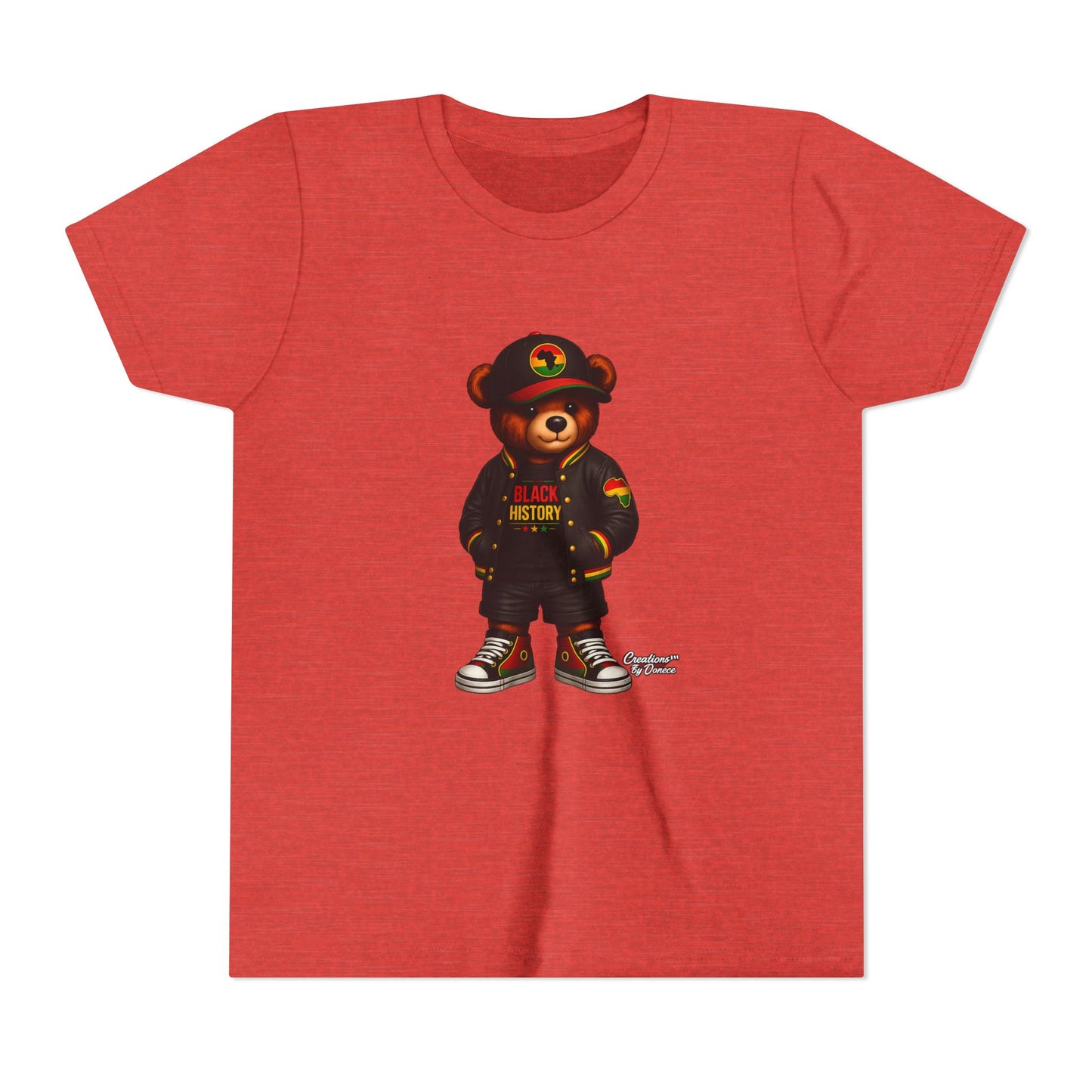 Kids 'Black History' Streetwear Bear Tee