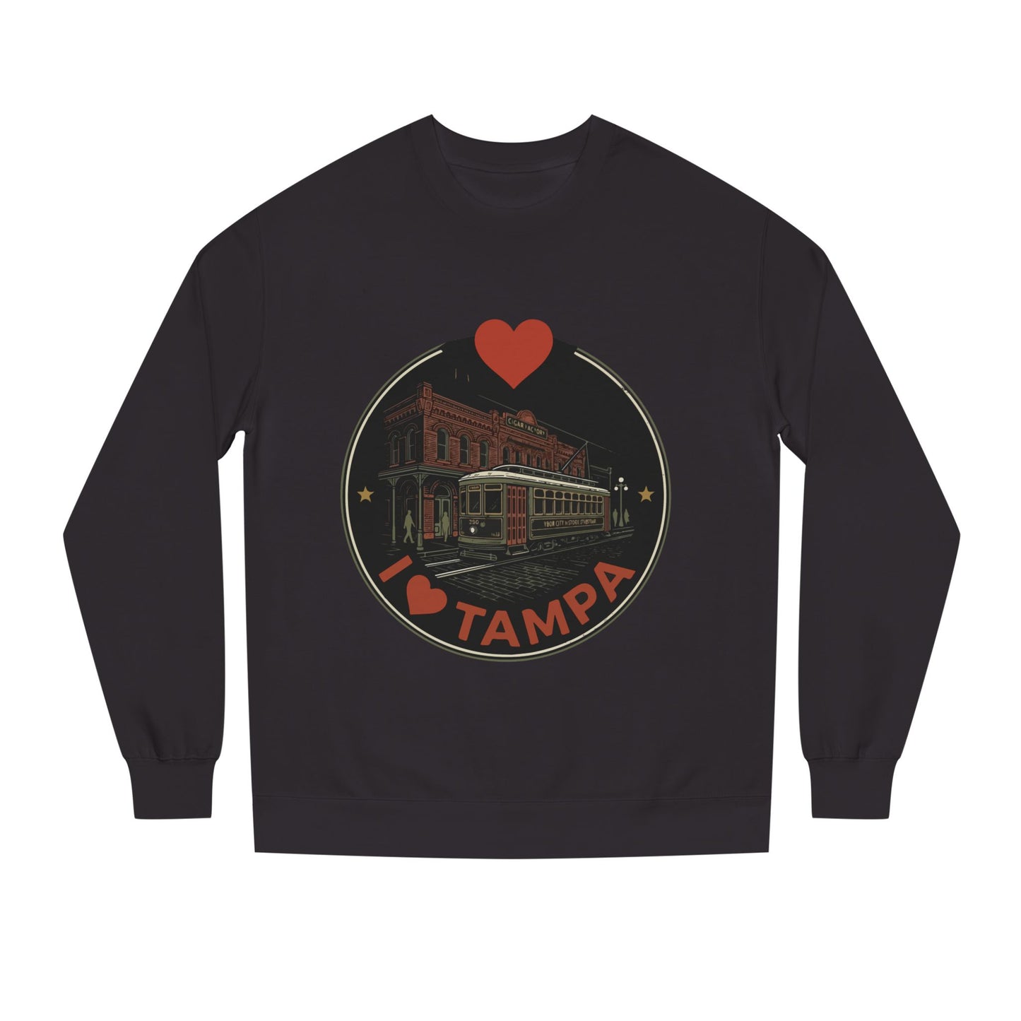 Tampa Sweatshirt — I  Tampa Vintage Streetcar Crewneck