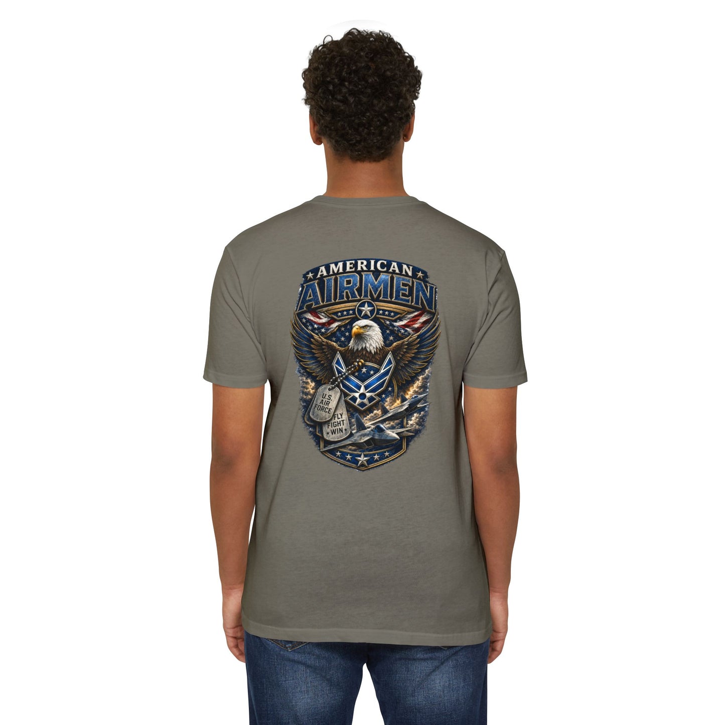 American Airmen Eagle T-Shirt — Patriotic USA Air Force Graphic Tee
