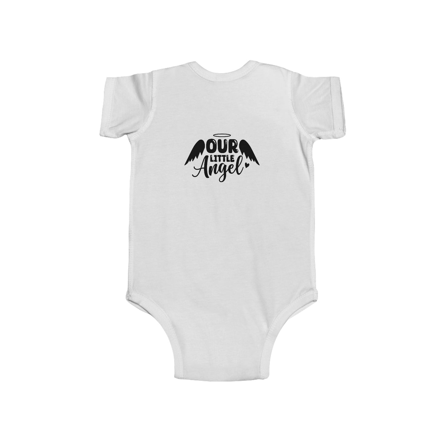 Infant Bodysuit - "Our Little Angel" Baby Onesie with Angel Wings (Newborn Gift)