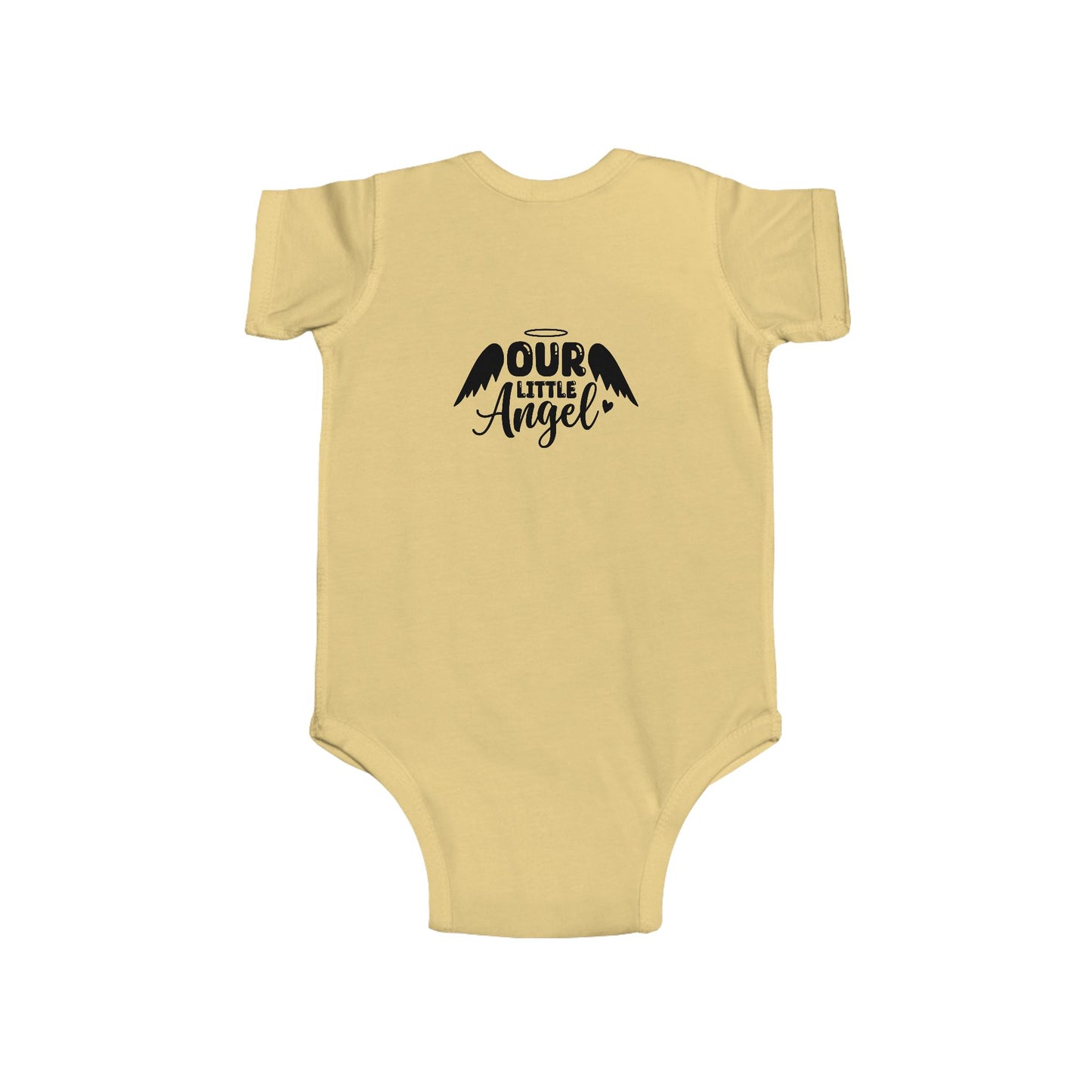 Infant Bodysuit - "Our Little Angel" Baby Onesie with Angel Wings (Newborn Gift)