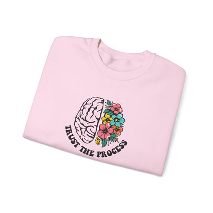 Trust the Process Brain & Flowers Sweatshirt