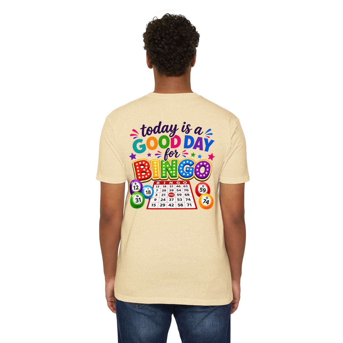 Bingo T-Shirt — "Today Is a Good Day for Bingo" Colorful Game Night Tee