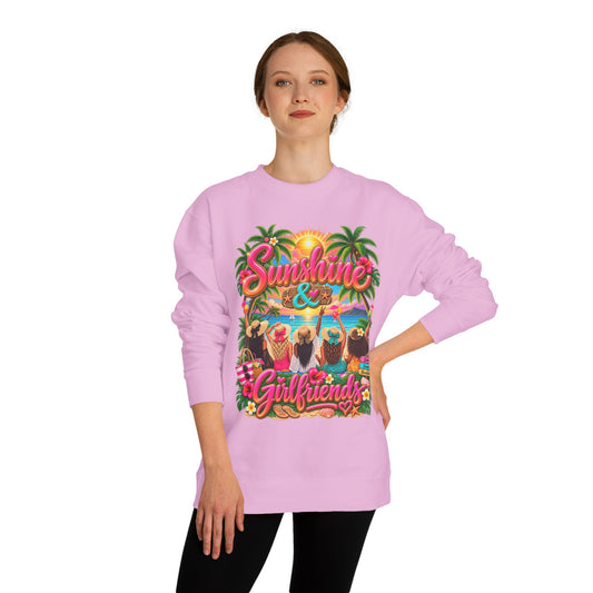 Sunshine & Girlfriends Beach Sweatshirt