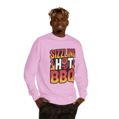 Sizzling Hot BBQ Sweatshirt — Grilling Graphic Crewneck