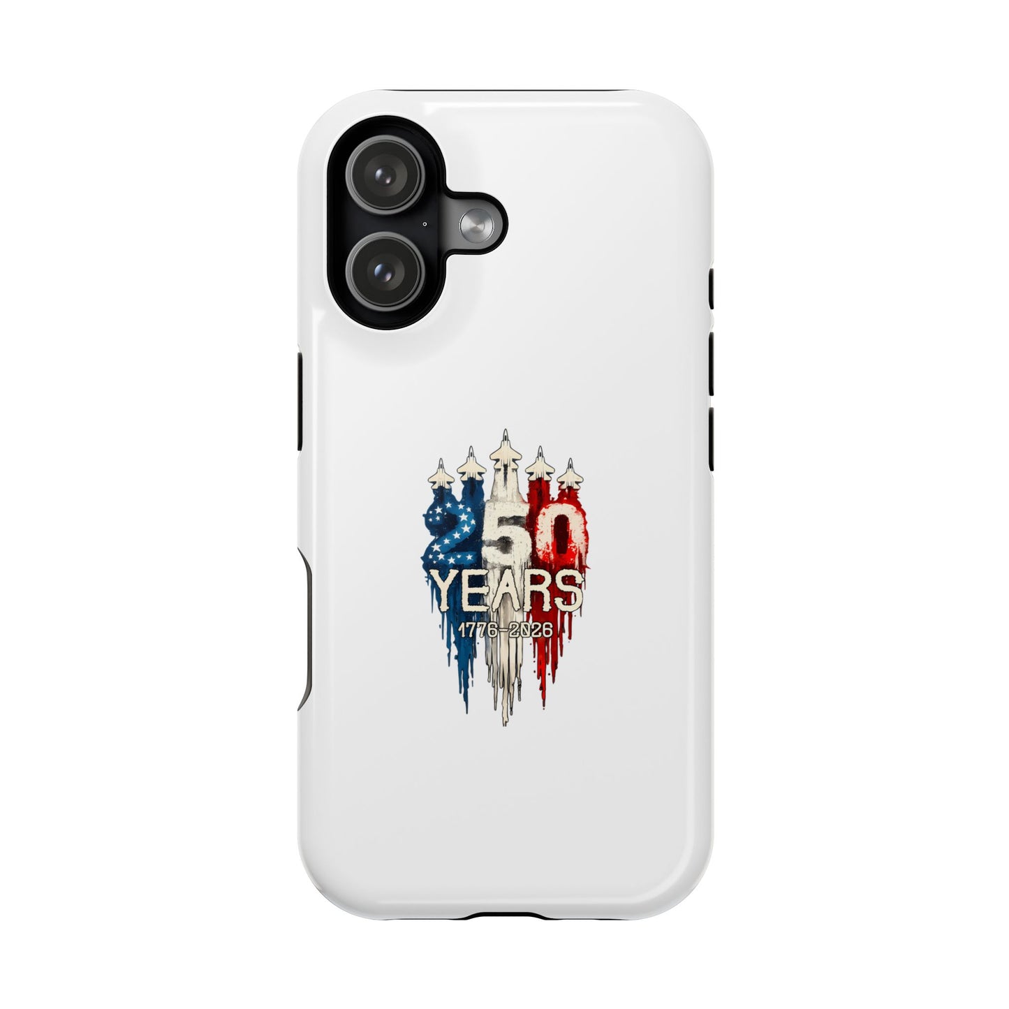 50 Years Patriotic iPhone Case — American Flag Anniversary Magnetic Impact-Resistant Case