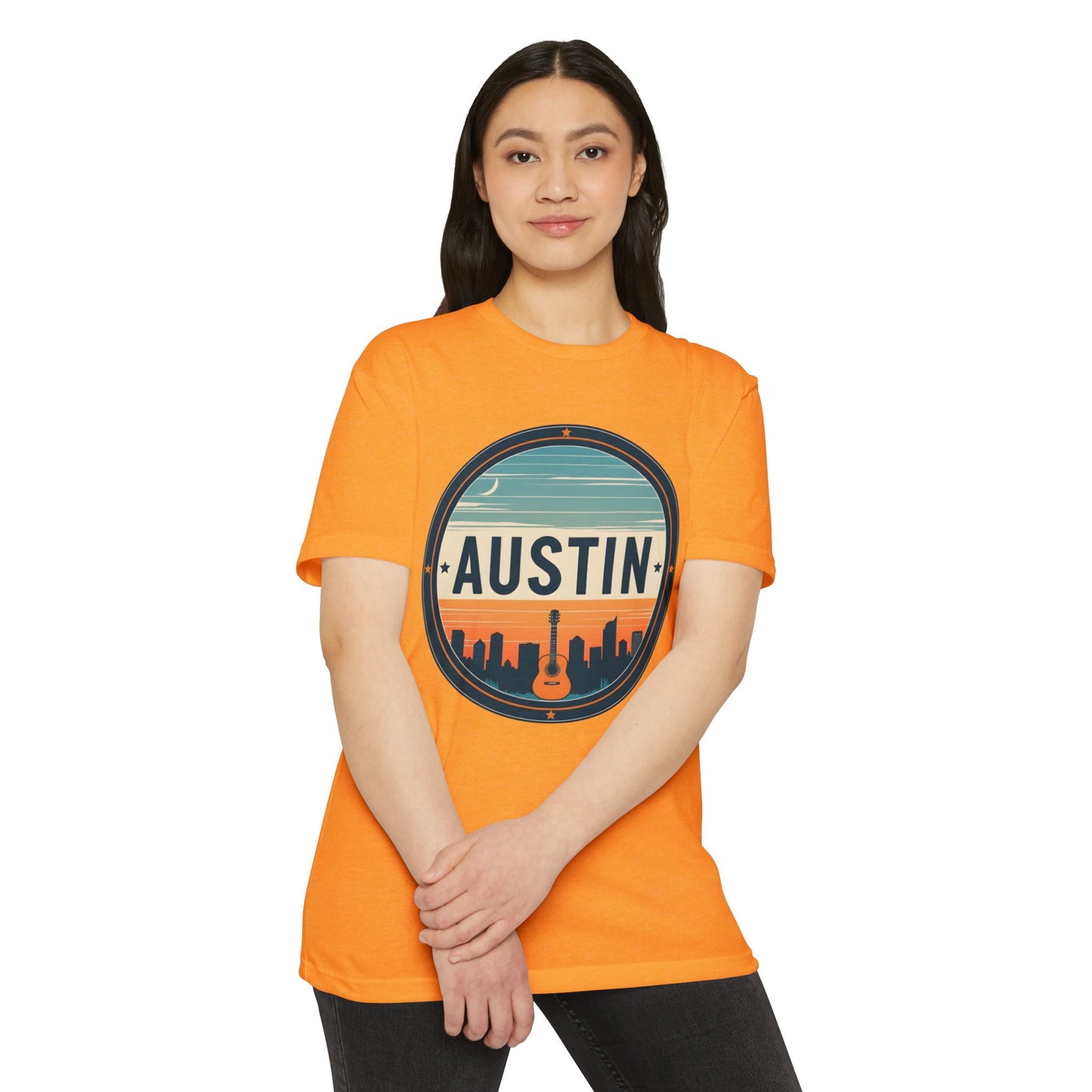 Austin Skyline Guitar T-Shirt