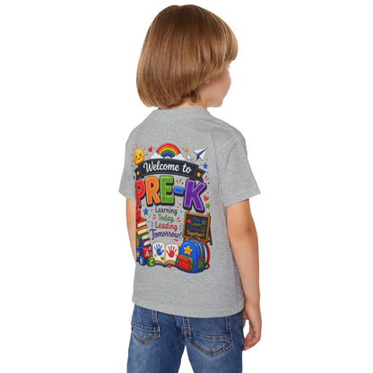 Welcome to Pre-K Toddler T-Shirt — Colorful Back-to-School Preschool Shirt