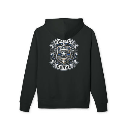 Police Badge Hoodie "Protect & Serve" – Law Enforcement Pullover