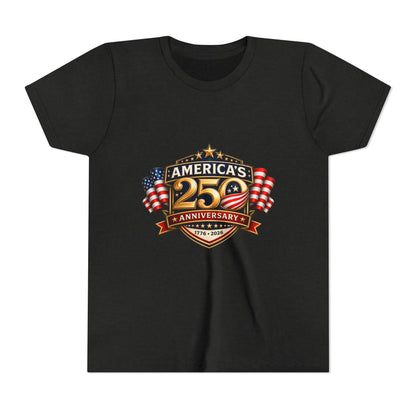 America's 250th Anniversary Youth Tee - Patriotic 1776–2026 Celebration Shirt