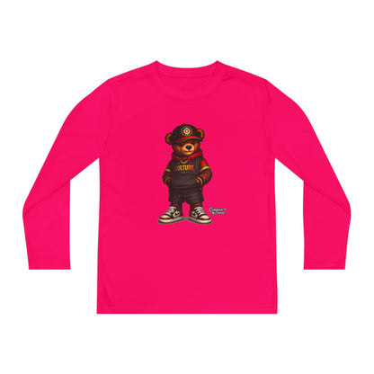 Kids Bear Graphic Long Sleeve Tee — Urban Streetwear Youth Shirt